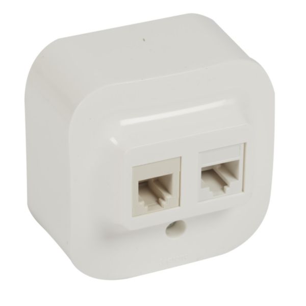картинка Forix Роз RJ11+RJ45 5e UTP БЕЛ магазин pro-decor.kz являющийся официальным дистрибьютором в Казахстане картинка Forix Роз RJ11+RJ45 5e UTP БЕЛ от магазина pro-decor.kz