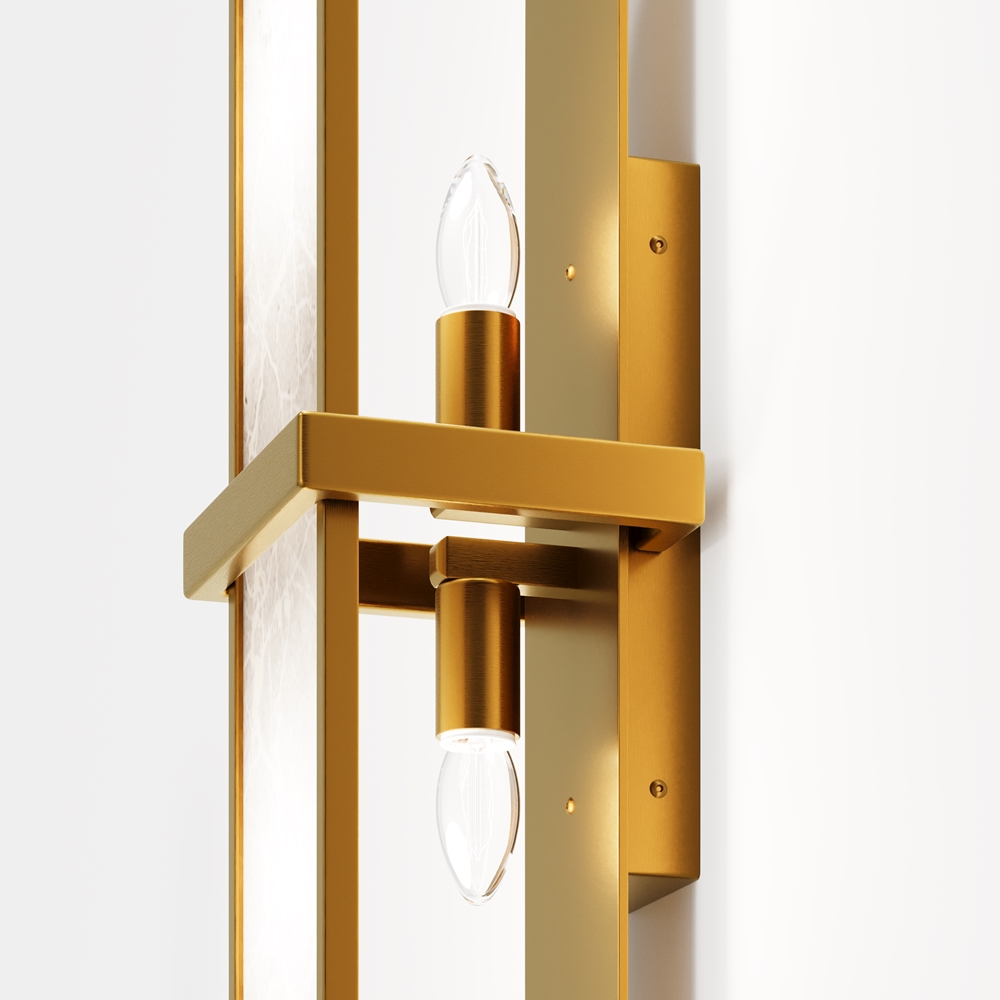 картинка Настенный светильник (бра) Maytoni MOD099WL-02G Marmo от магазина pro-decor.kz