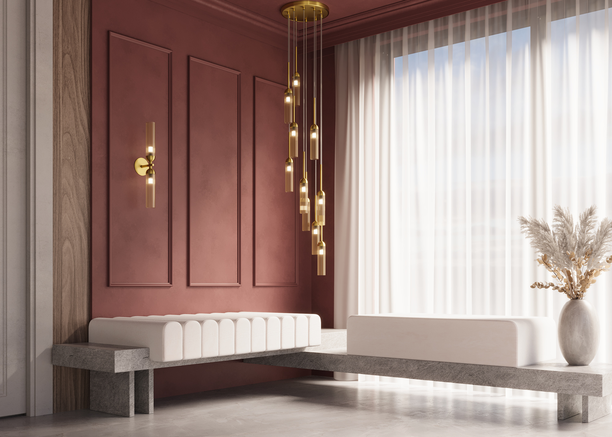 картинка Настенный светильник (бра) Freya FR5379WL-02G от магазина pro-decor.kz
