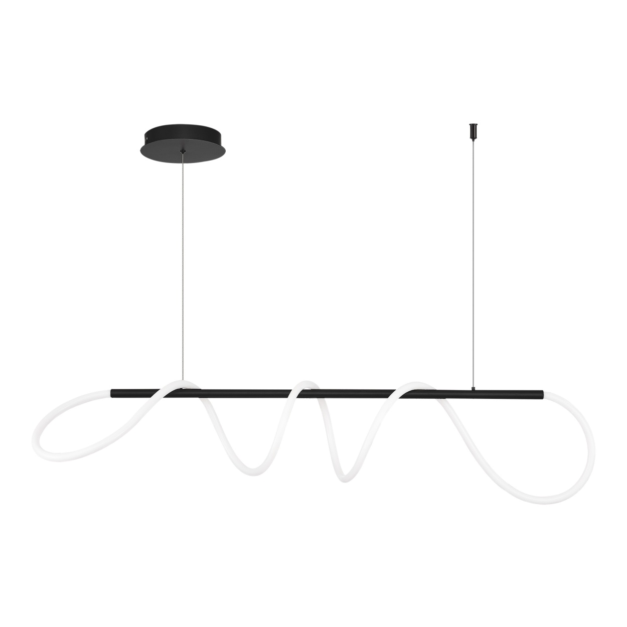 картинка SL6102.403.45 Светильник подвесной ST-Luce Черный/Белый LED 1*45W 3000K от магазина pro-decor.kz