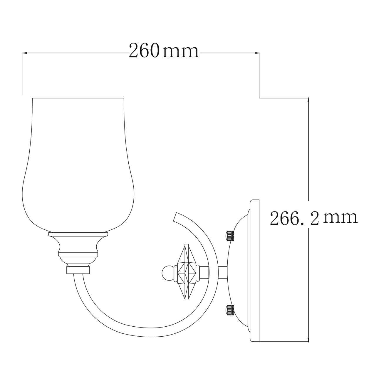 картинка Бра MW-Light Палермо 386027801 от магазина pro-decor.kz