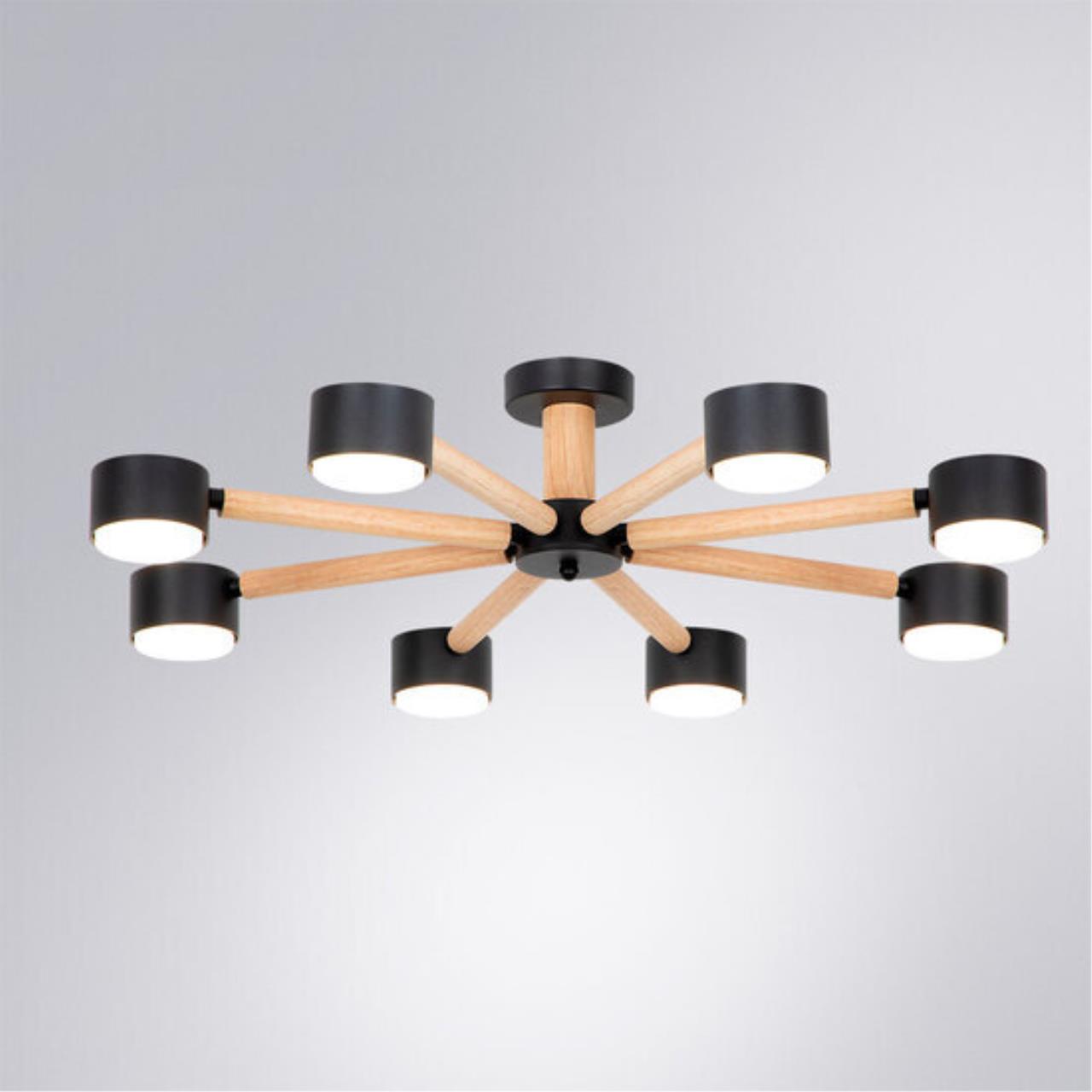 картинка Потолочная люстра Arte Lamp TENDA A1624PL-8BK магазин pro-decor.kz являющийся официальным дистрибьютором в Казахстане картинка Потолочная люстра Arte Lamp TENDA A1624PL-8BK от магазина pro-decor.kz