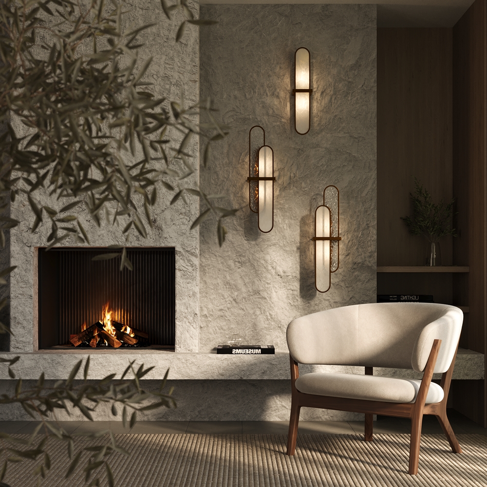 картинка Настенный светильник (бра) Maytoni MOD099WL-02G2 Marmo от магазина pro-decor.kz