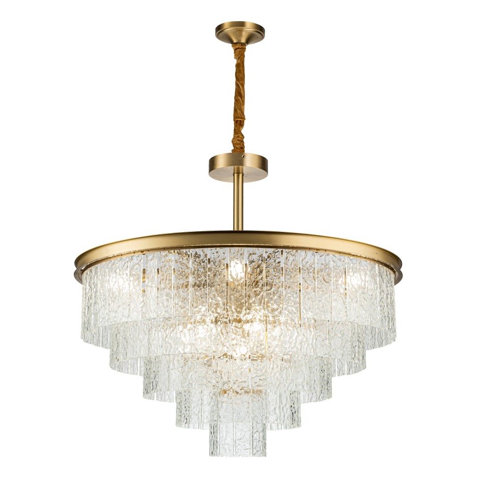 картинка Подвесная люстра Belfast Harland 6308-8 BR CL  от магазина pro-decor.kz