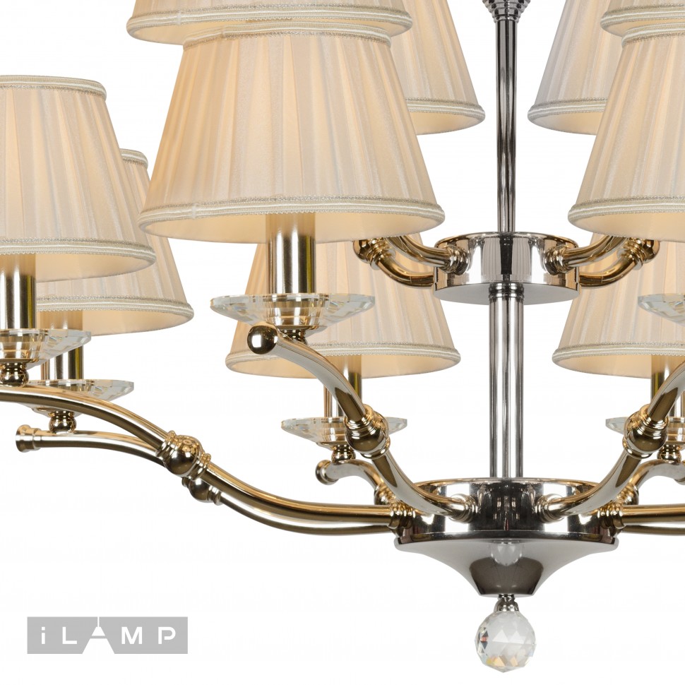 картинка Подвесная люстра iLamp Vivaldi 85125/8+4 CR от магазина pro-decor.kz