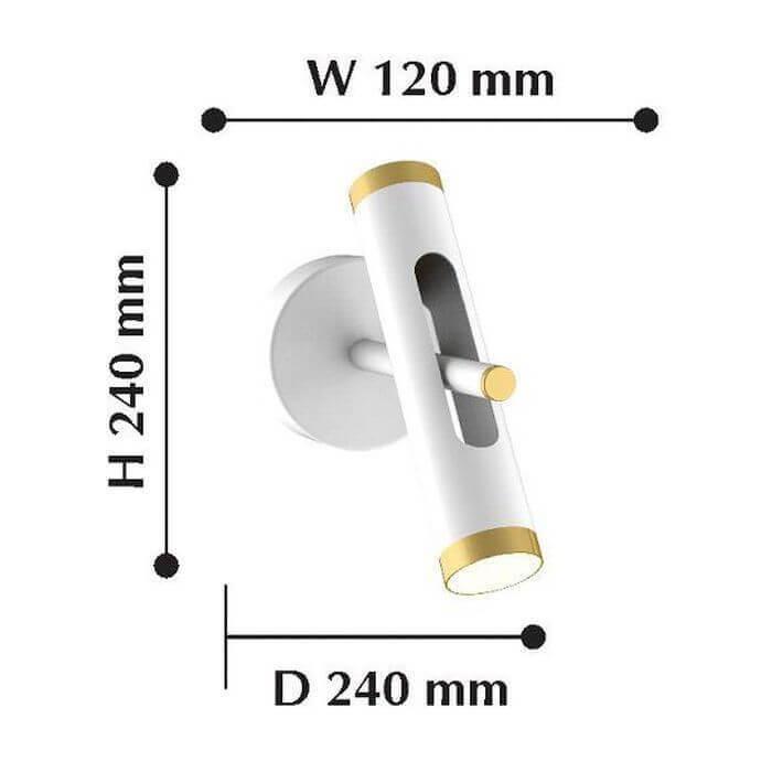 картинка Светодиодный спот Favourite Duplex 2323-2W от магазина pro-decor.kz
