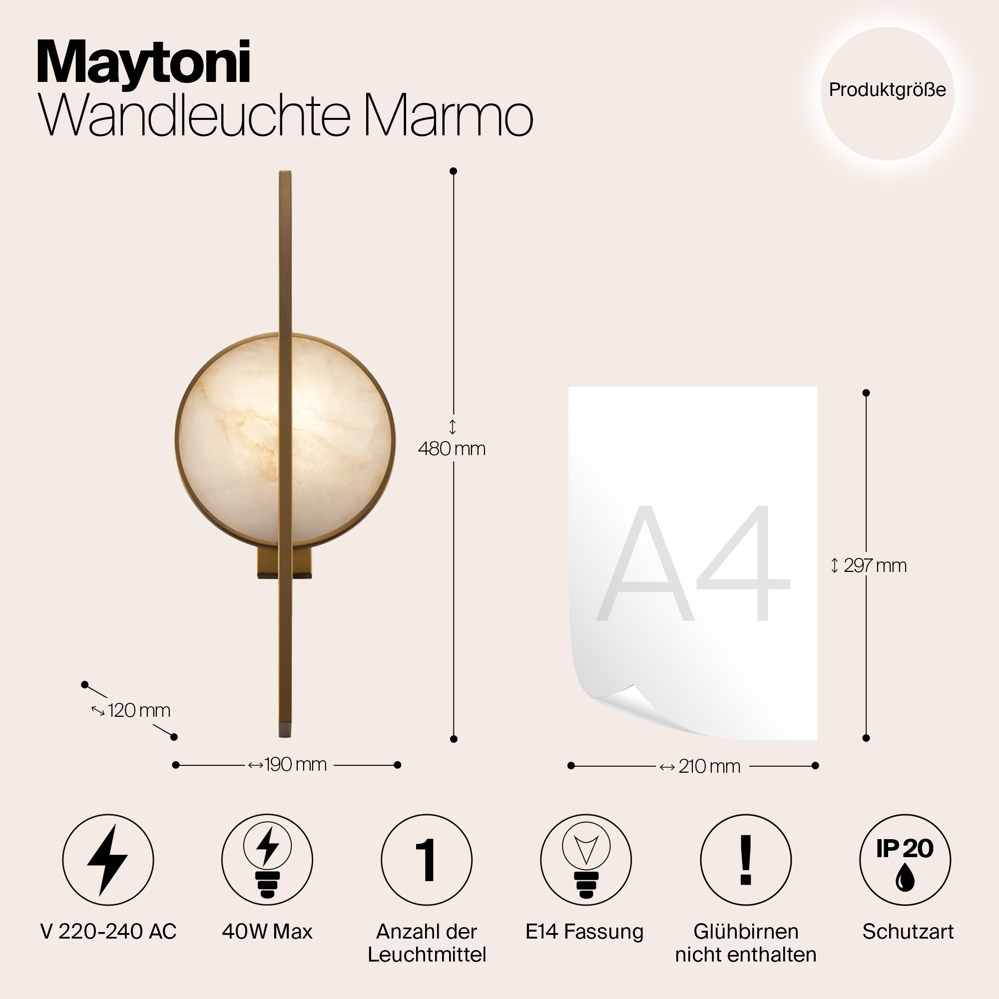 картинка Настенный светильник (бра) Maytoni MOD099WL-01G магазин pro-decor.kz являющийся официальным дистрибьютором в Казахстане картинка Настенный светильник (бра) Maytoni MOD099WL-01G от магазина pro-decor.kz