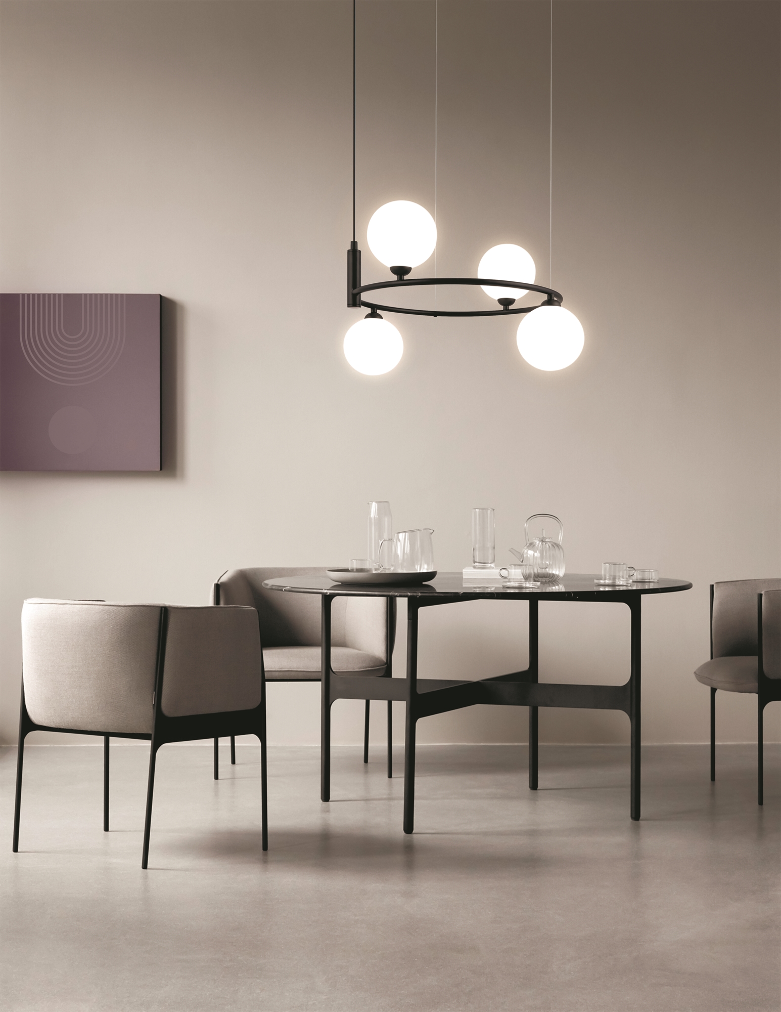 картинка Подвесная люстра Maytoni Ring MOD013PL-04B от магазина pro-decor.kz