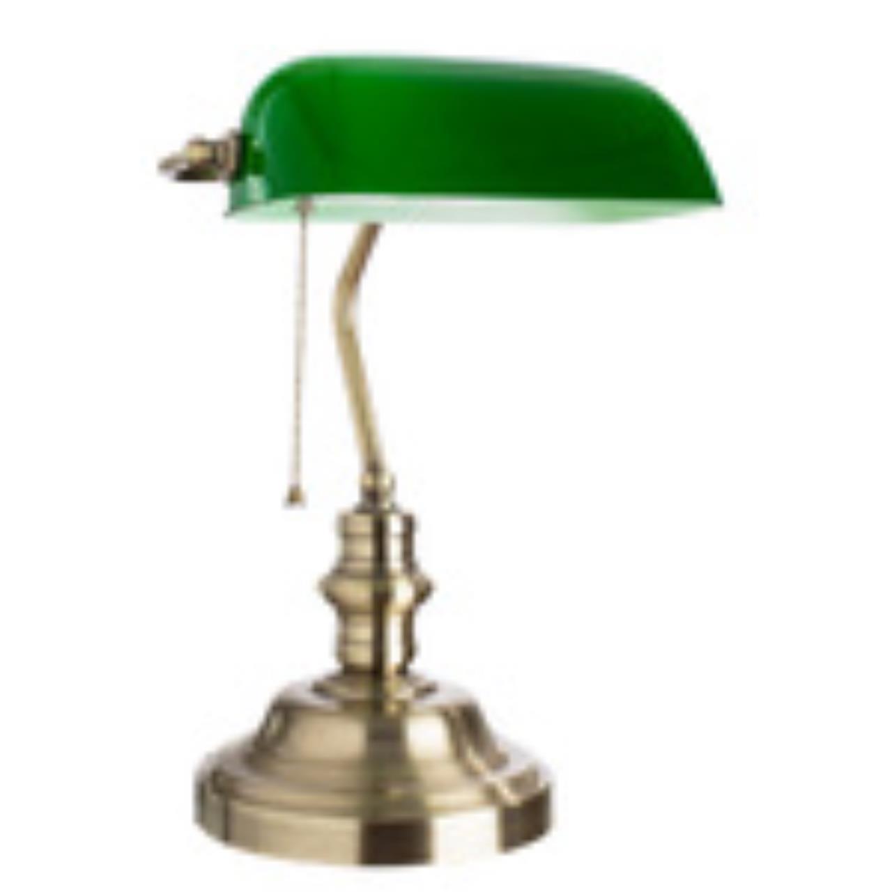 картинка Настольная лампа Arte Lamp Banker A2492LT-1AB от магазина pro-decor.kz