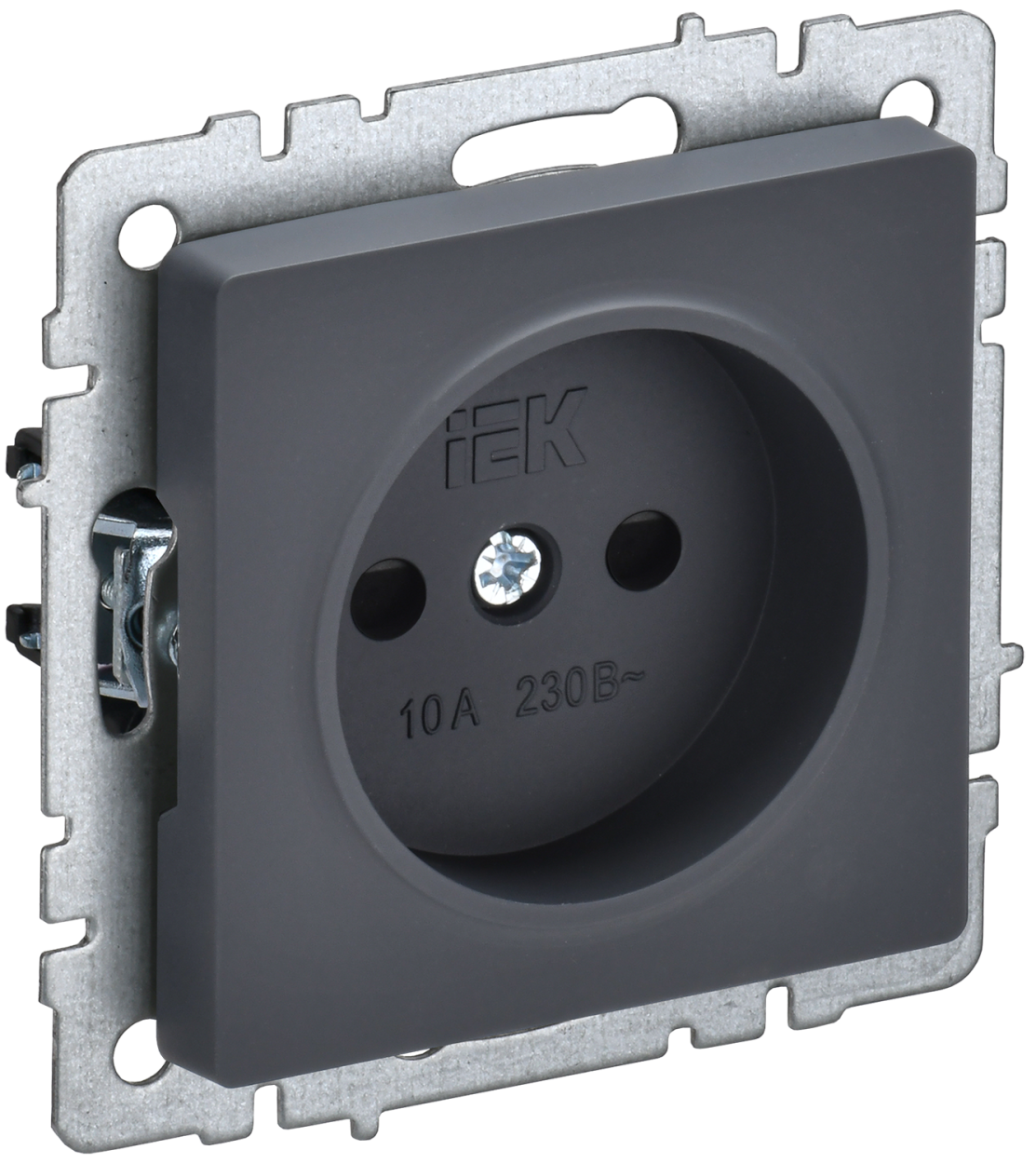 картинка BRITE Роз. без з/к с з/ш 10А РСш10-2-БрГ граф. IEK от магазина pro-decor.kz