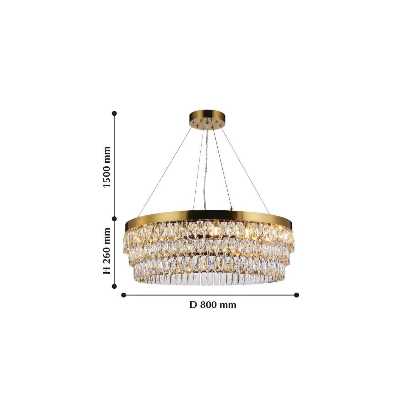 картинка Подвесная люстра Favourite Magnitudo 2206-16P от магазина pro-decor.kz