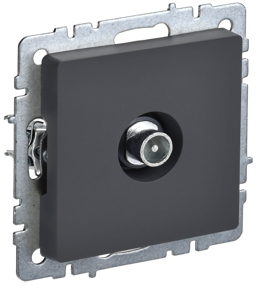 картинка BRITE Роз. TV проходная РТВ10-0-БрГ граф. IEK магазин pro-decor.kz являющийся официальным дистрибьютором в Казахстане картинка BRITE Роз. TV проходная РТВ10-0-БрГ граф. IEK от магазина pro-decor.kz