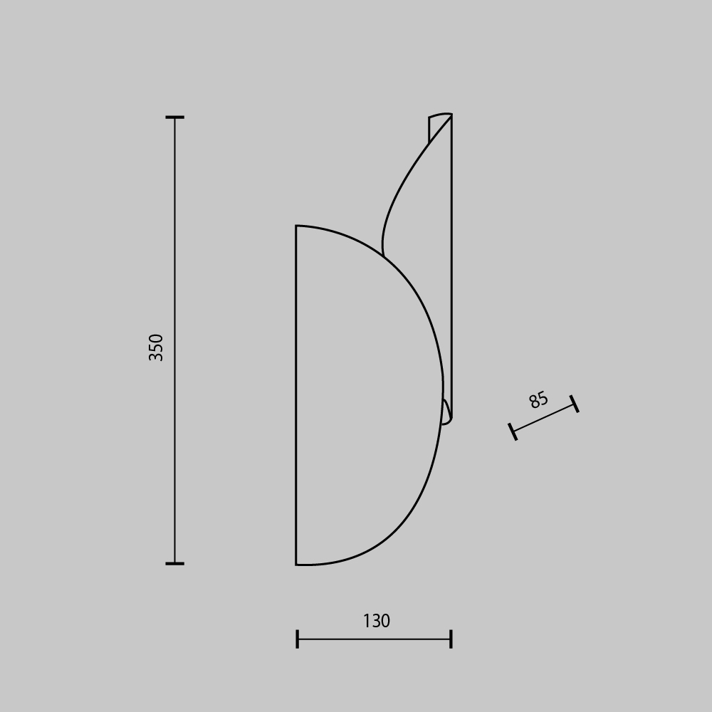 картинка Настенный светильник (бра) Maytoni MOD225WL-02B2 от магазина pro-decor.kz