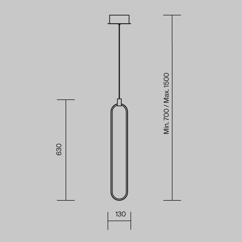 картинка Подвесной светодиодный светильник Maytoni Chain MOD017PL-L13N от магазина pro-decor.kz