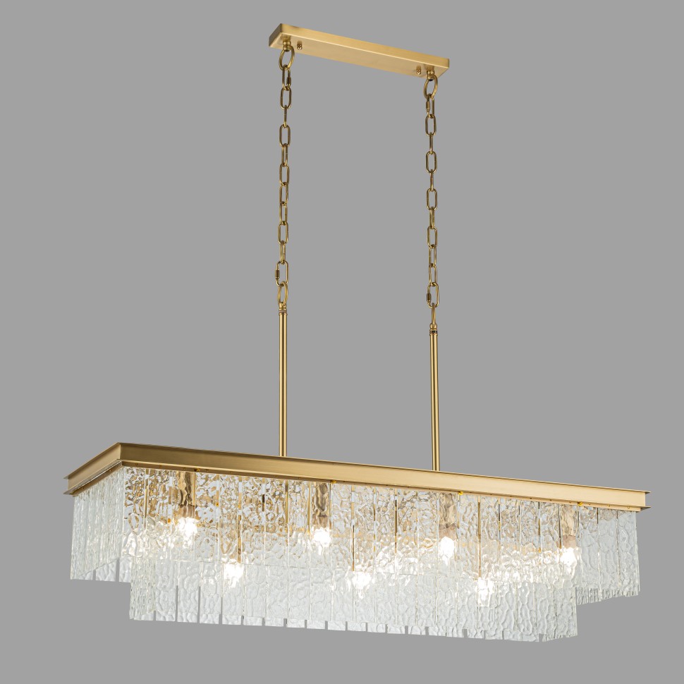 картинка Подвесная люстра Belfast Harland 6308-10C BR CL  от магазина pro-decor.kz