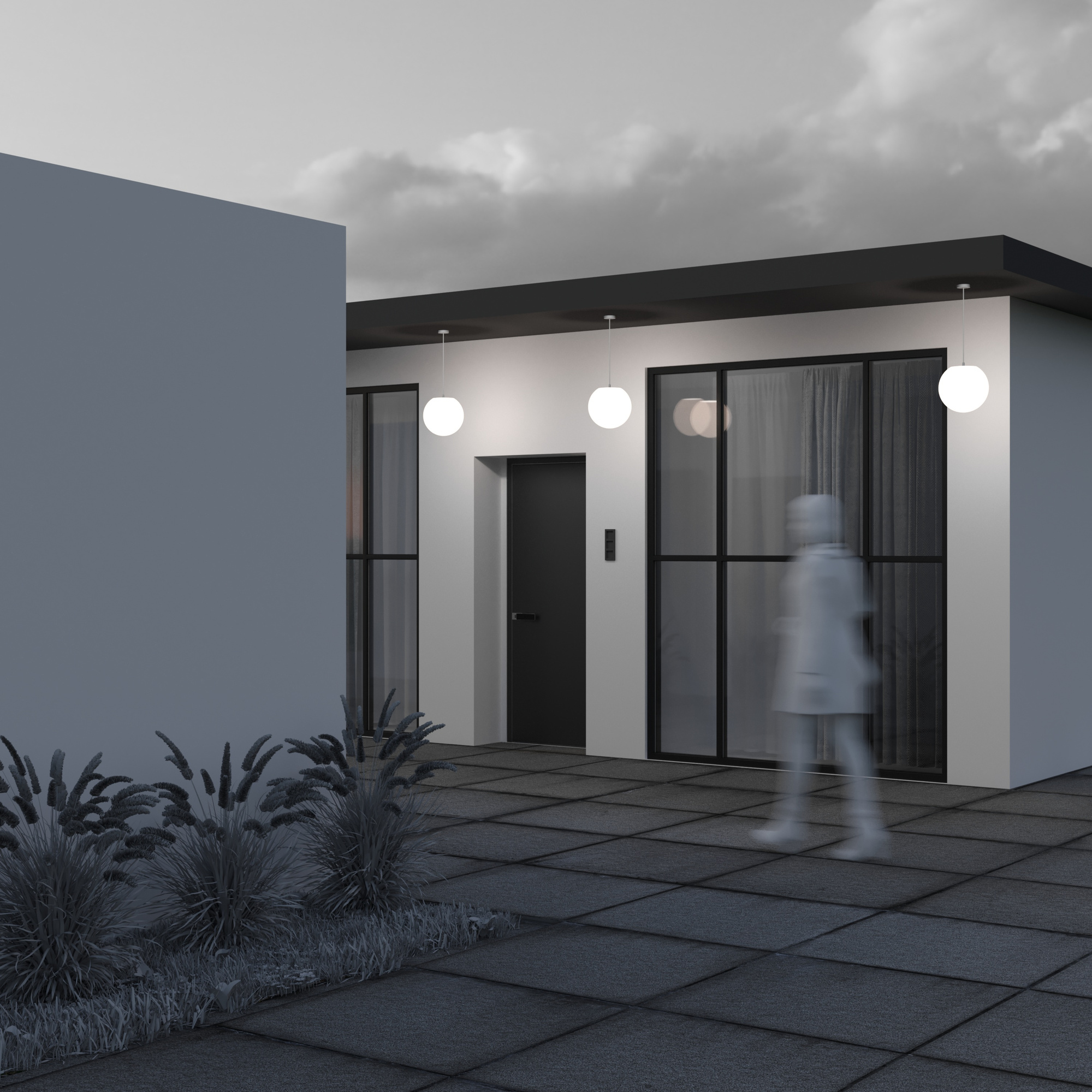 картинка Подвесной светильник Outdoor O594PL-01W от магазина pro-decor.kz