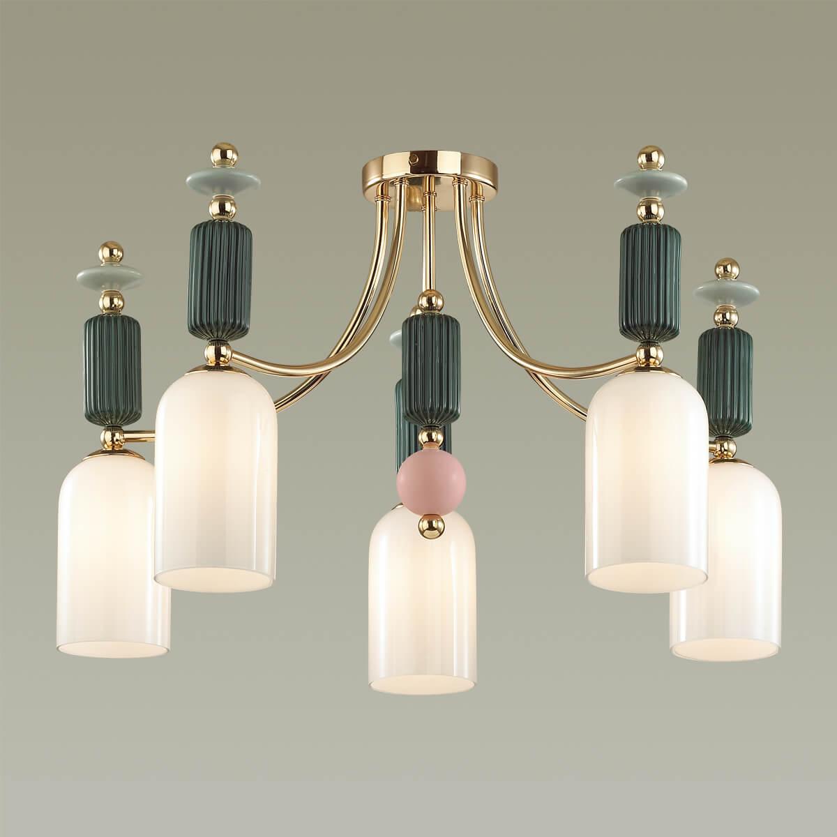 картинка Потолочная люстра Odeon Light Classic Candy 4861/5C магазин pro-decor.kz являющийся официальным дистрибьютором в Казахстане картинка Потолочная люстра Odeon Light Classic Candy 4861/5C от магазина pro-decor.kz