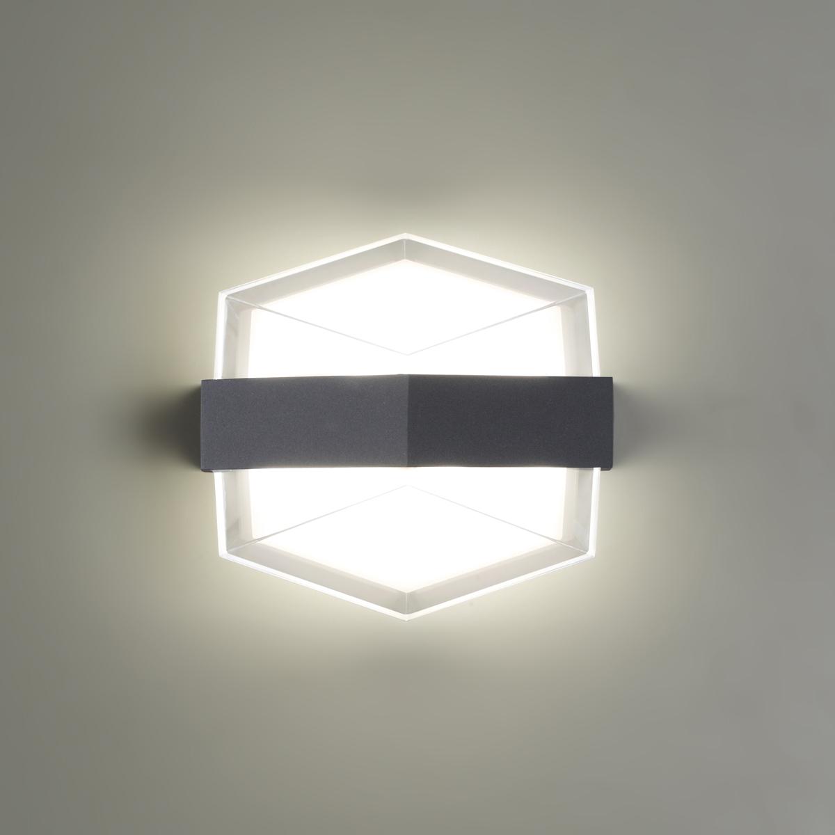 картинка Уличный настенный светодиодный светильник Novotech Street Kaimas 358574 магазин pro-decor.kz являющийся официальным дистрибьютором в Казахстане картинка Уличный настенный светодиодный светильник Novotech Street Kaimas 358574 от магазина pro-decor.kz