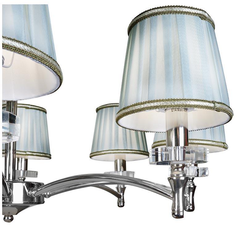 картинка Подвесная люстра iLamp Olivia 82336/8 CR от магазина pro-decor.kz