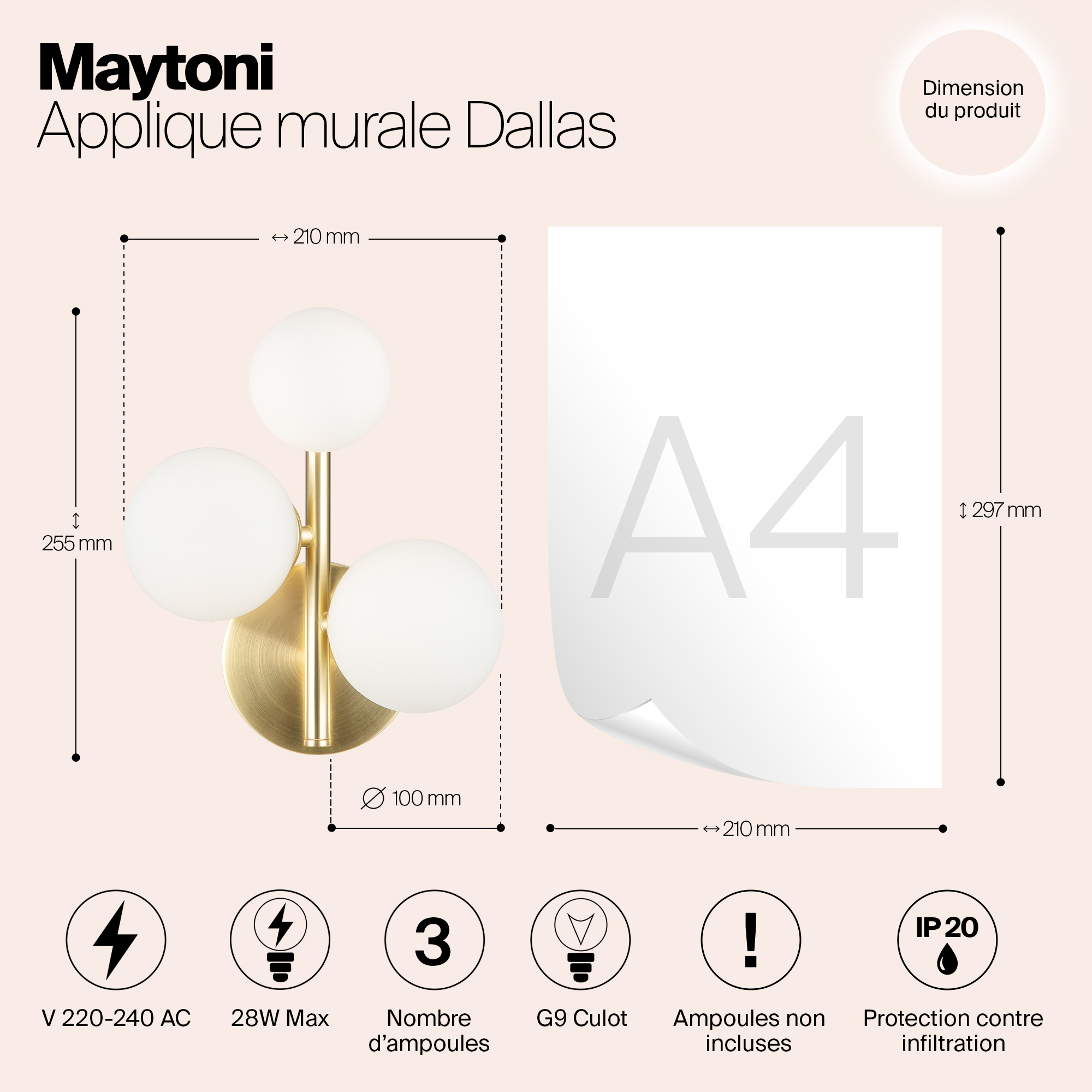 картинка Настенный светильник (бра) Maytoni MOD545WL-03BS магазин pro-decor.kz являющийся официальным дистрибьютором в Казахстане картинка Настенный светильник (бра) Maytoni MOD545WL-03BS от магазина pro-decor.kz