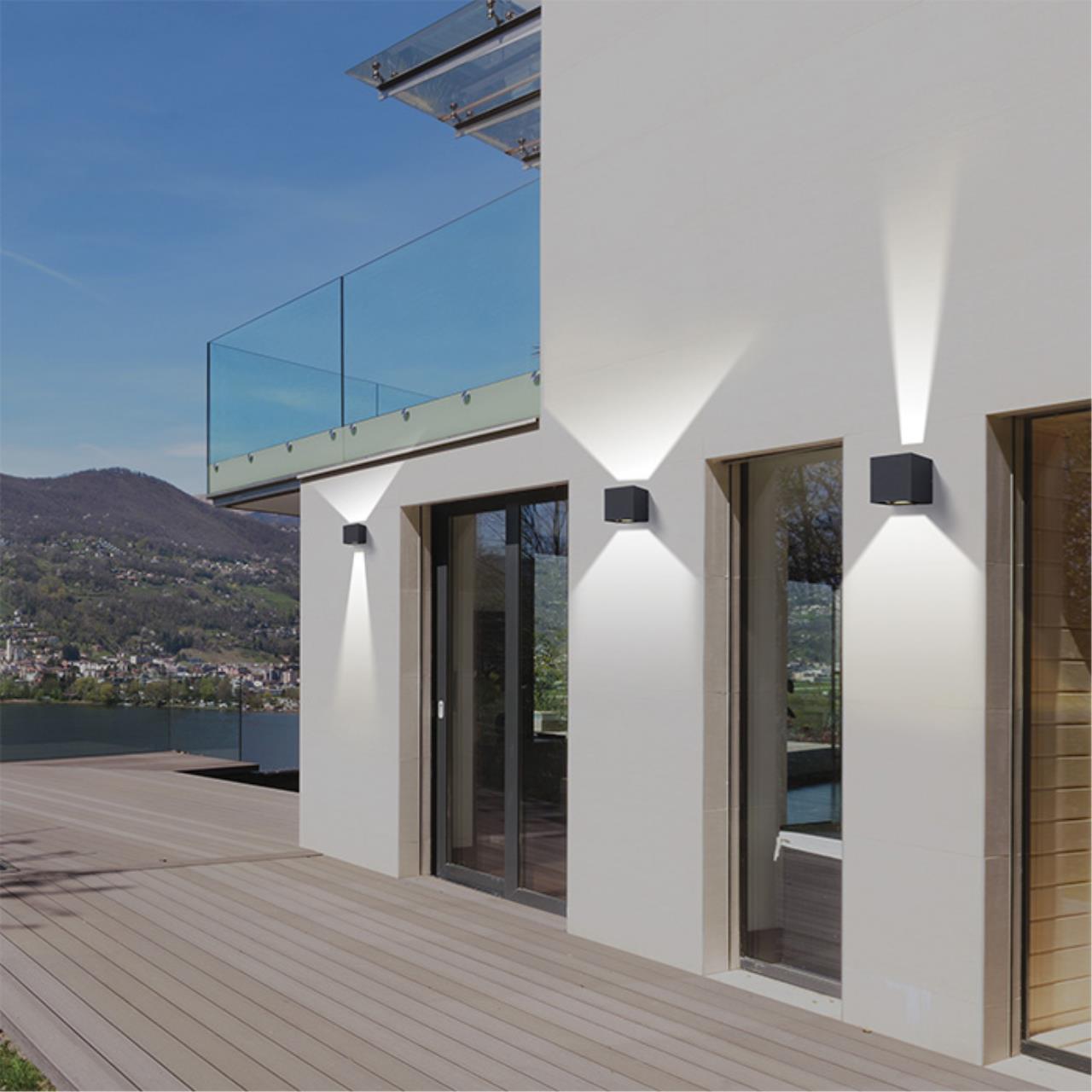 картинка Уличный настенный светодиодный светильник Novotech Street Kaimas 358004 от магазина pro-decor.kz