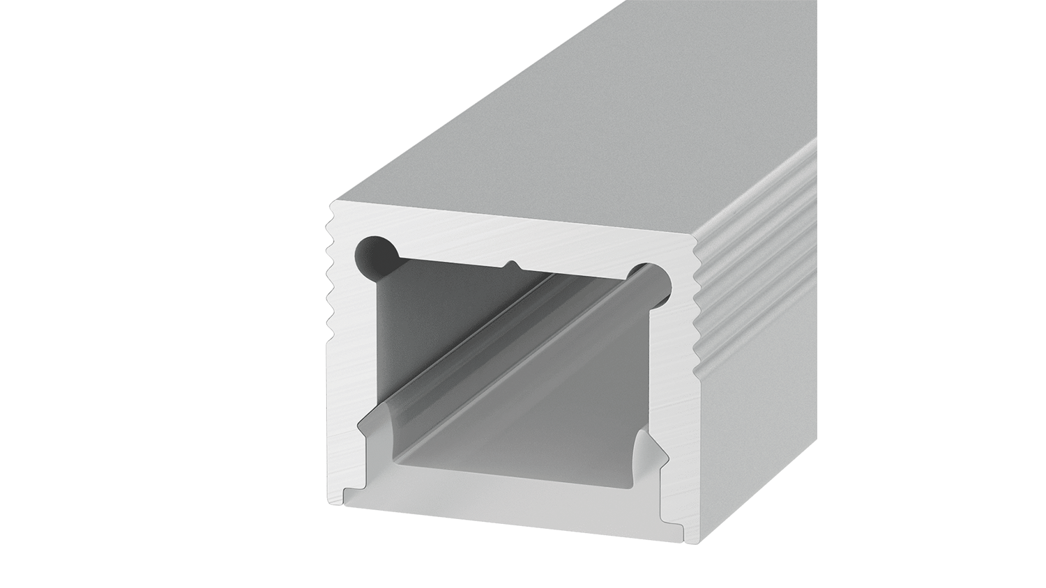 картинка Накладной алюминиевый профиль LS.1613-R для однорядной ленты магазин pro-decor.kz являющийся официальным дистрибьютором в Казахстане картинка Накладной алюминиевый профиль LS.1613-R для однорядной ленты от магазина pro-decor.kz