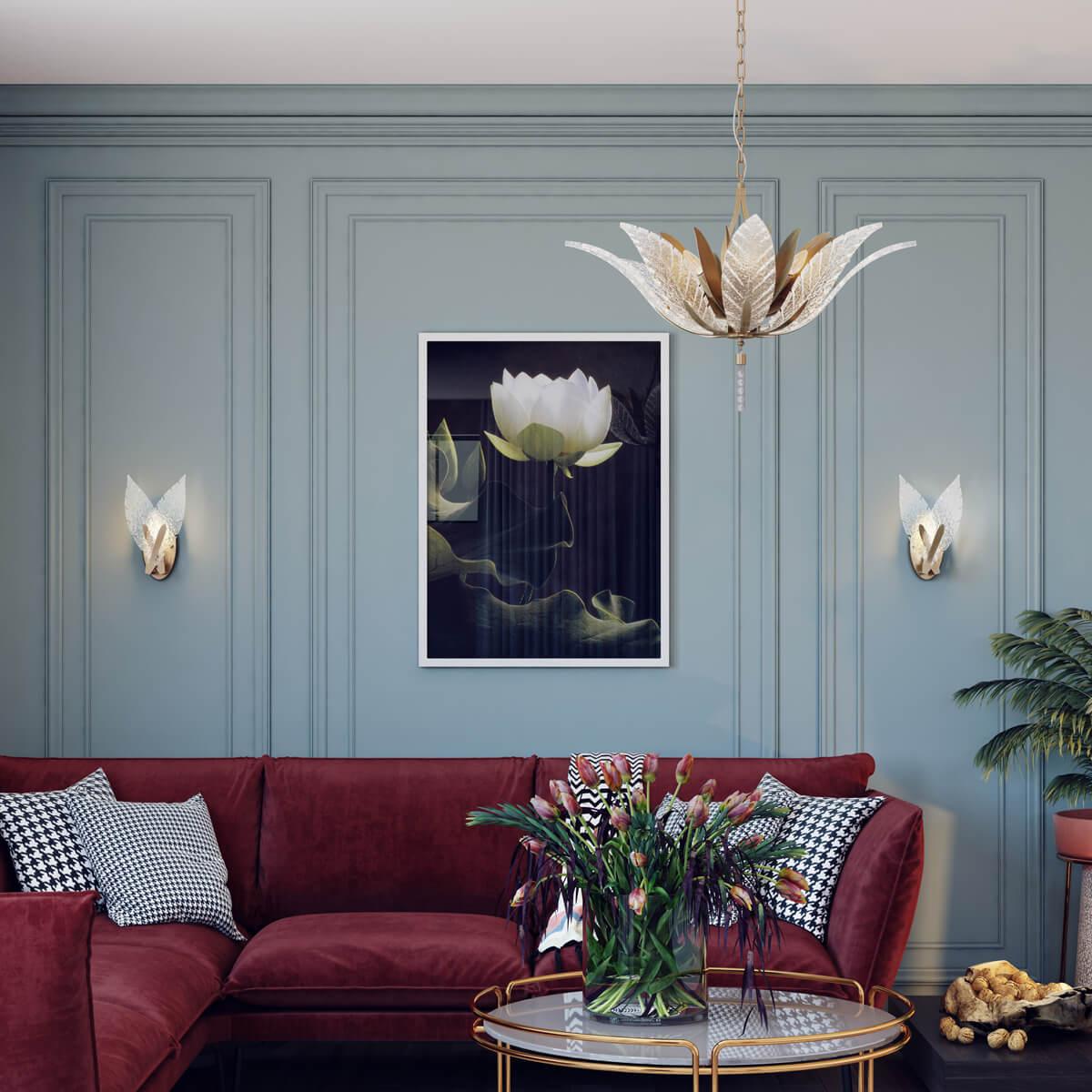 картинка Бра Odeon Light Hall Floweri 4838/1W от магазина pro-decor.kz