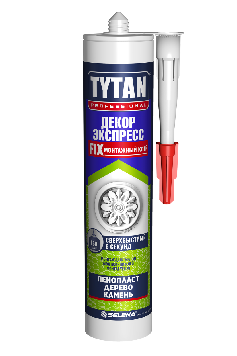 Купить TYTAN клей монтажный Экспресс ДЕКОР (310мл.) белый TYTAN клей монтажный Экспресс ДЕКОР (310мл.) белый