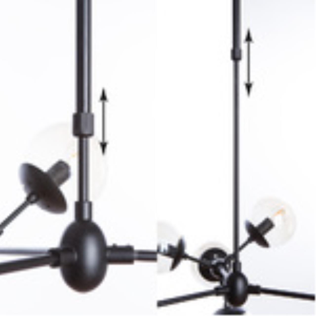 картинка Подвесная люстра Arte Lamp BOLLA A1664SP-12BK от магазина pro-decor.kz