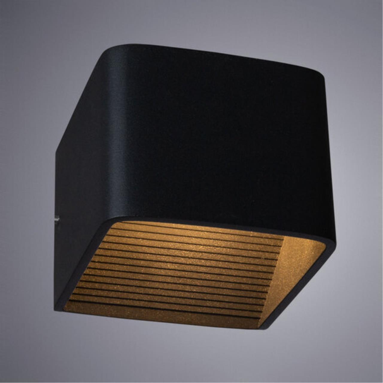картинка Настенный светодиодный светильник Arte Lamp Scatola A1423AP-1BK от магазина pro-decor.kz