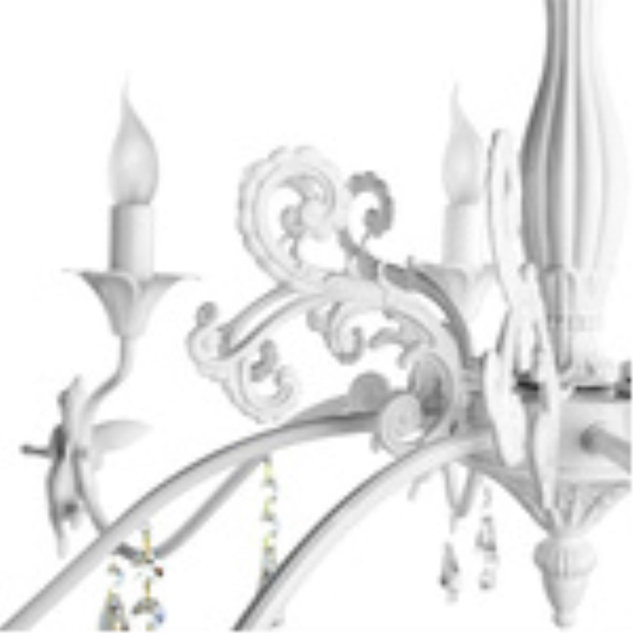 картинка Подвесная люстра Arte Lamp Angelina A5349LM-8WH от магазина pro-decor.kz