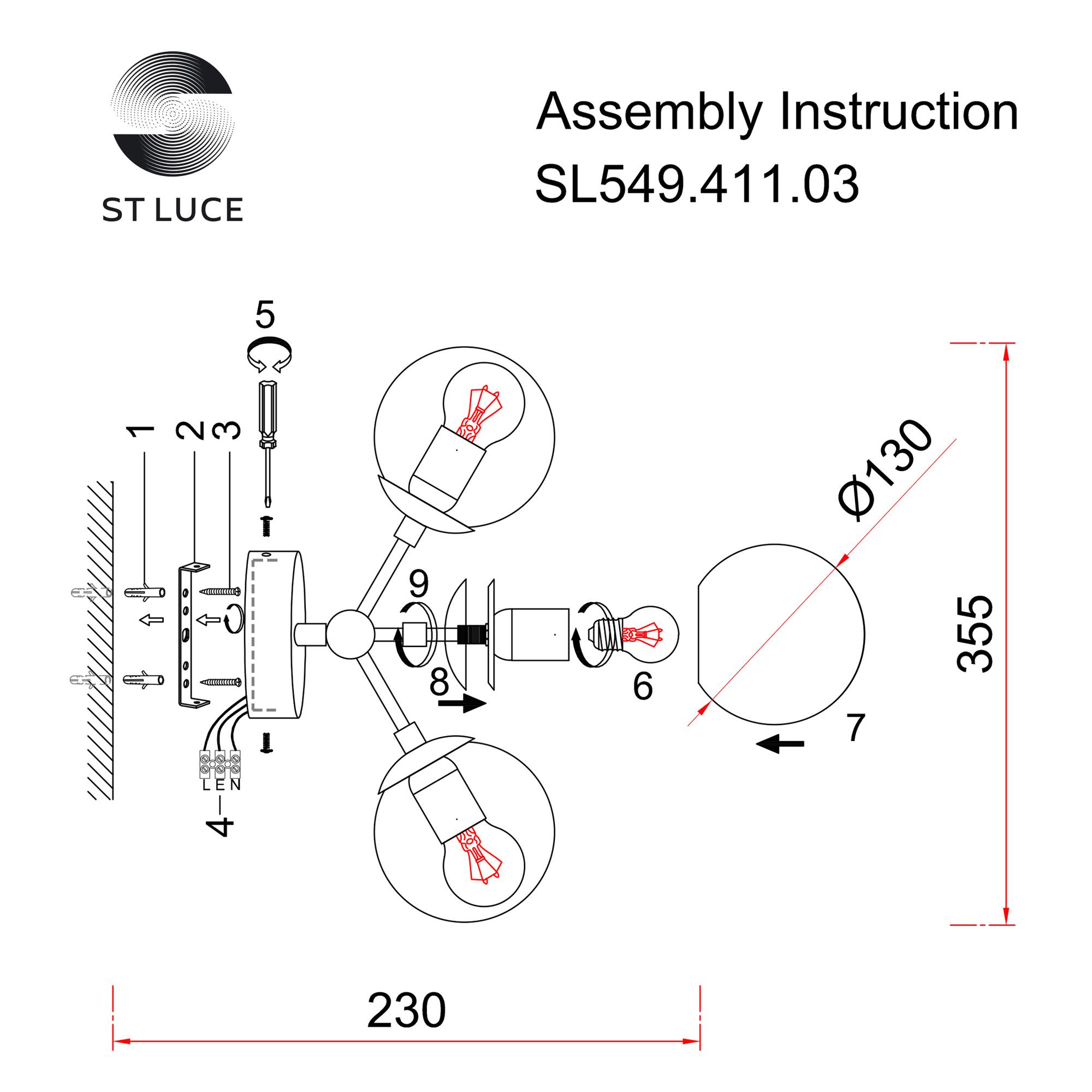 картинка Бра ST Luce Stampo SL549.411.03 магазин pro-decor.kz являющийся официальным дистрибьютором в Казахстане картинка Бра ST Luce Stampo SL549.411.03 от магазина pro-decor.kz
