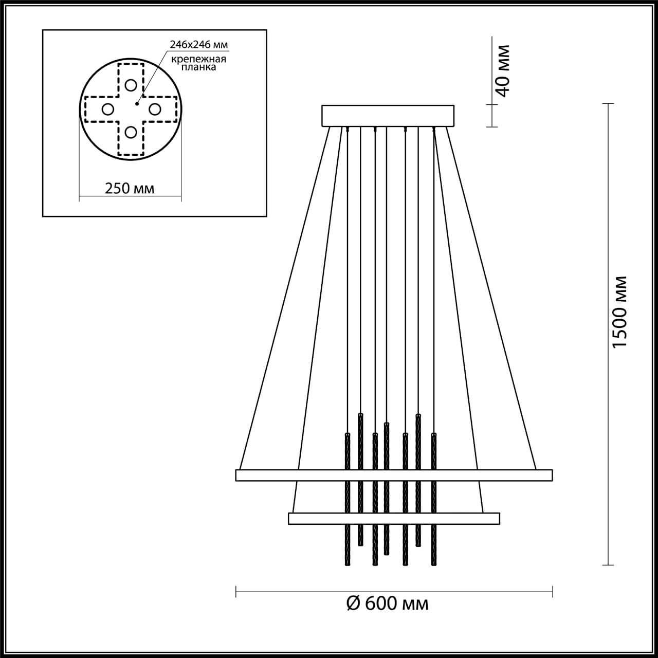 картинка Подвесной светодиодный светильник Odeon Light L-vision Monica 3901/63L магазин pro-decor.kz являющийся официальным дистрибьютором в Казахстане картинка Подвесной светодиодный светильник Odeon Light L-vision Monica 3901/63L от магазина pro-decor.kz