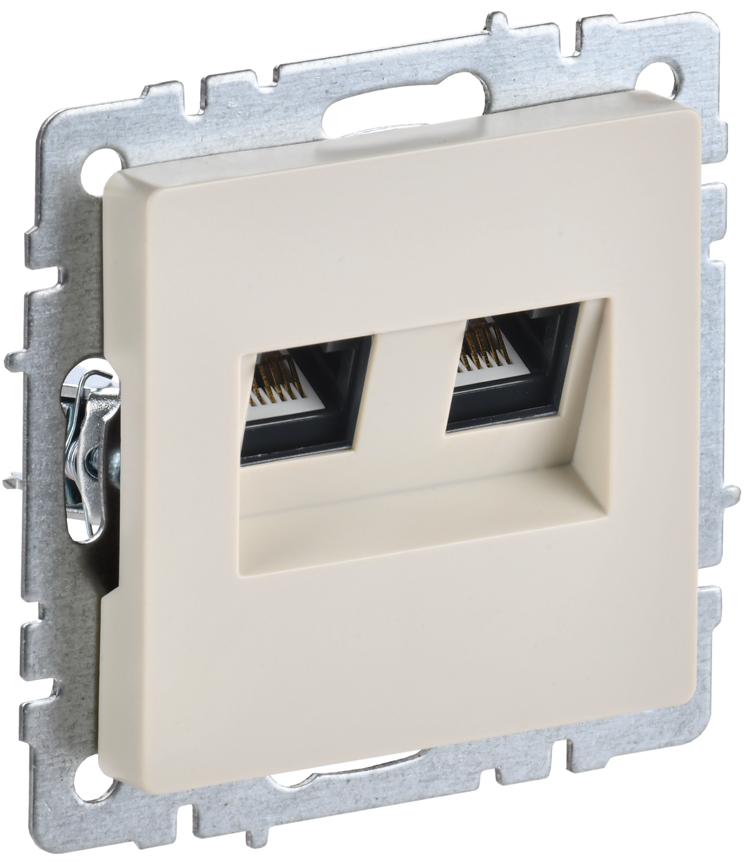 картинка BRITE Роз. комп. 2-ая RJ45 кат.6 РК11-2-БрКр беж. IEK магазин pro-decor.kz являющийся официальным дистрибьютором в Казахстане картинка BRITE Роз. комп. 2-ая RJ45 кат.6 РК11-2-БрКр беж. IEK от магазина pro-decor.kz