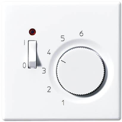 картинка Термостат комнатный 10(4)А Jung LS 990 белый TRLS231WW от магазина pro-decor.kz