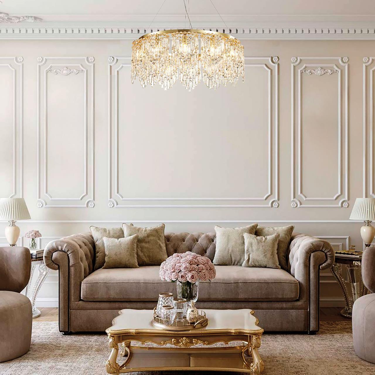 картинка Подвесная люстра Diadem Favourite 4724-12P от магазина pro-decor.kz