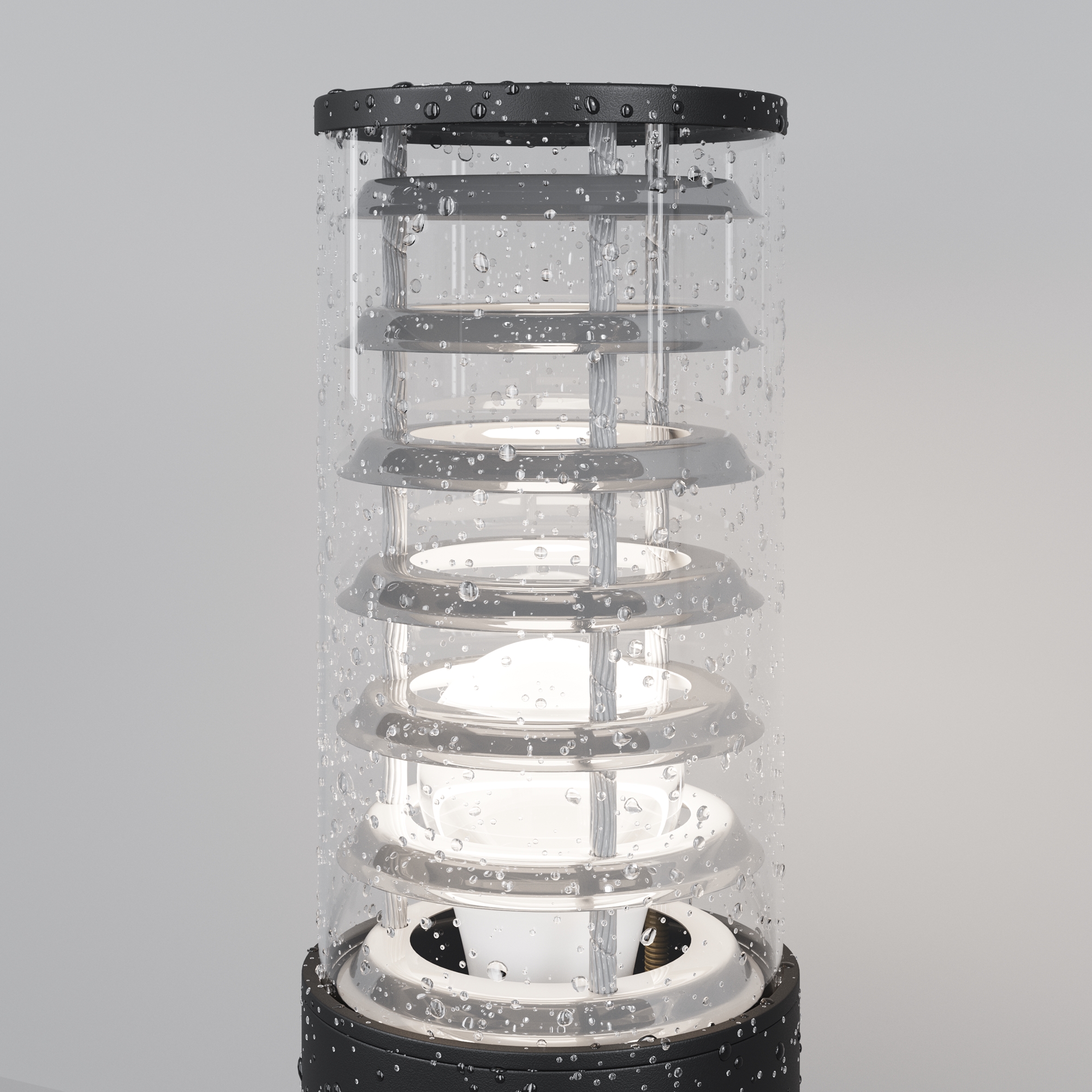 картинка Уличный светильник Maytoni Bronx O576FL-01B от магазина pro-decor.kz