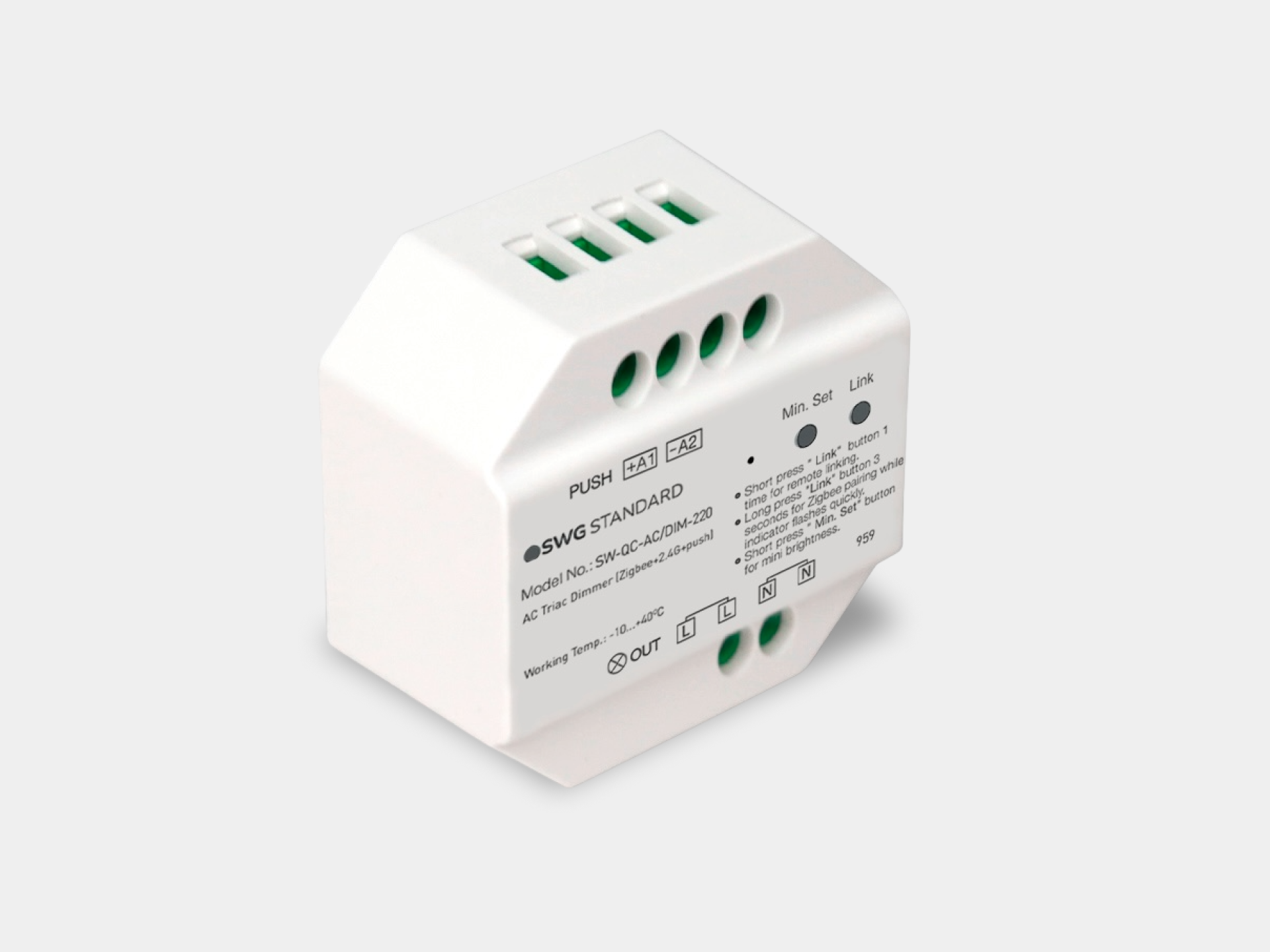 картинка SW-QC-АС/DIM-220 AC TRIAC диммер от магазина pro-decor.kz