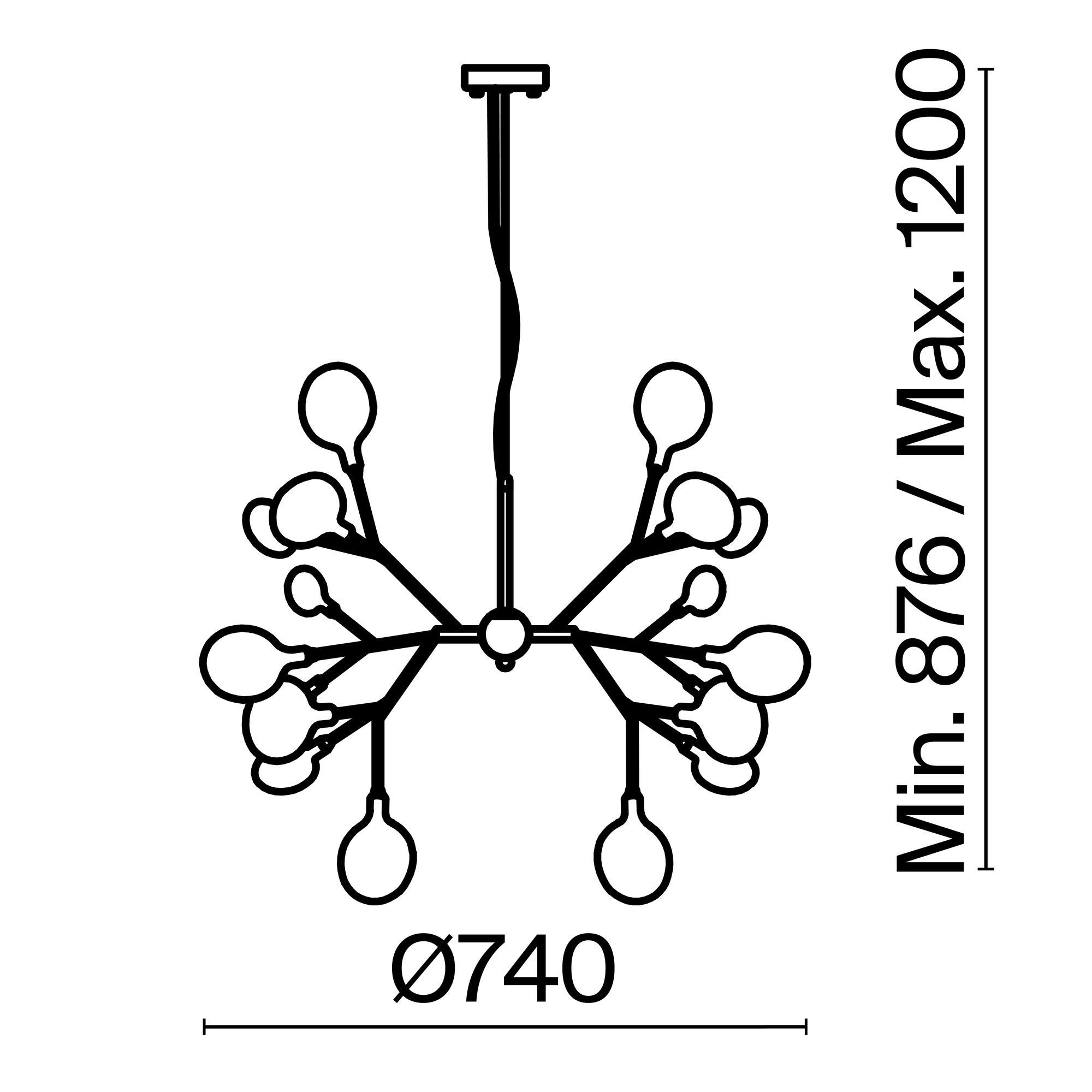 картинка Подвесной светильник Freya FR5049PL-27G от магазина pro-decor.kz