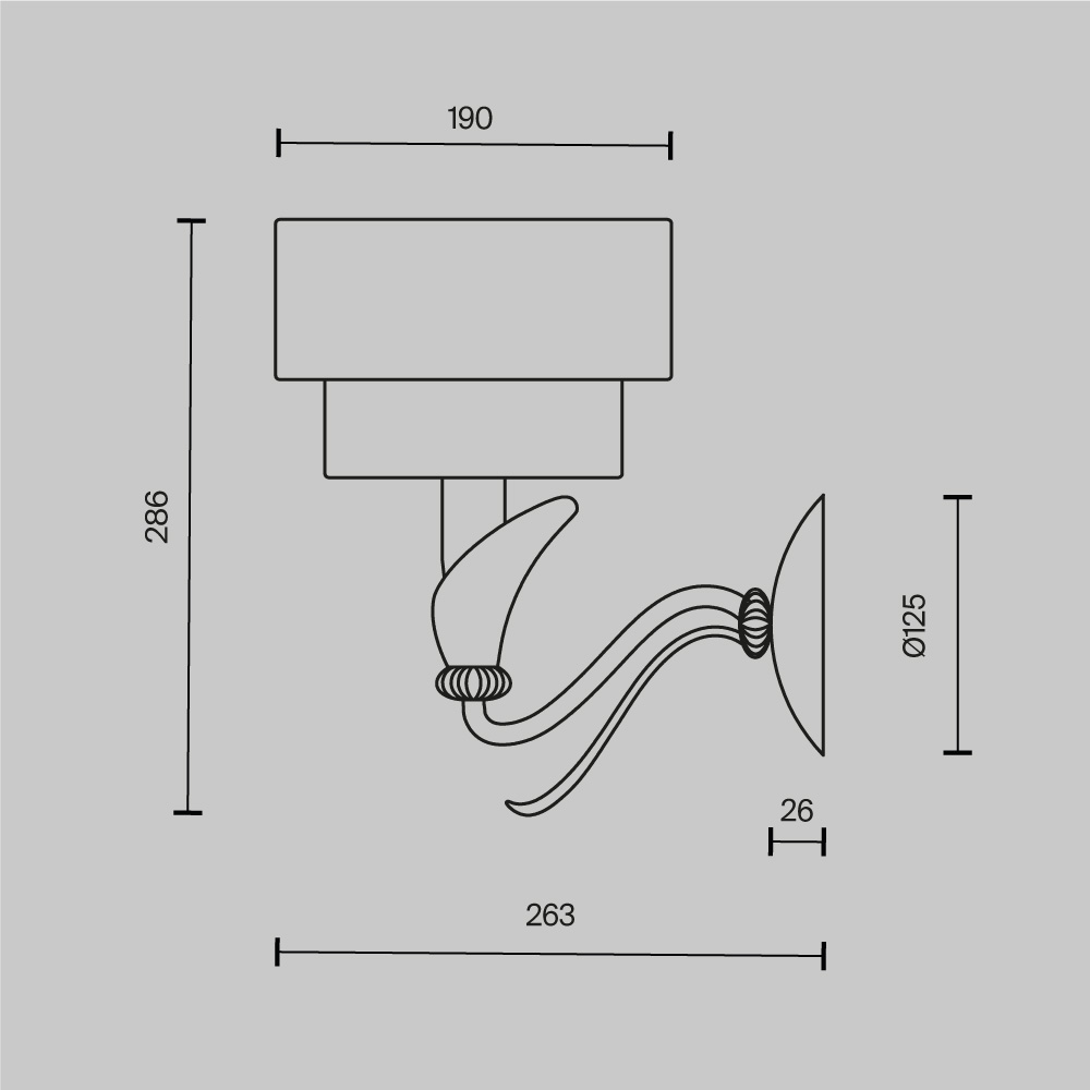 картинка Бра Maytoni Lillian H311-01-G от магазина pro-decor.kz