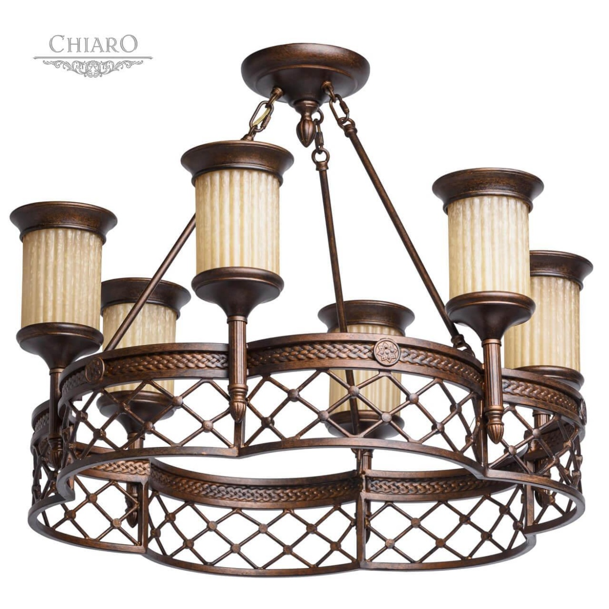 картинка Подвесная люстра Chiaro Айвенго 382010206 магазин pro-decor.kz являющийся официальным дистрибьютором в Казахстане картинка Подвесная люстра Chiaro Айвенго 382010206 от магазина pro-decor.kz
