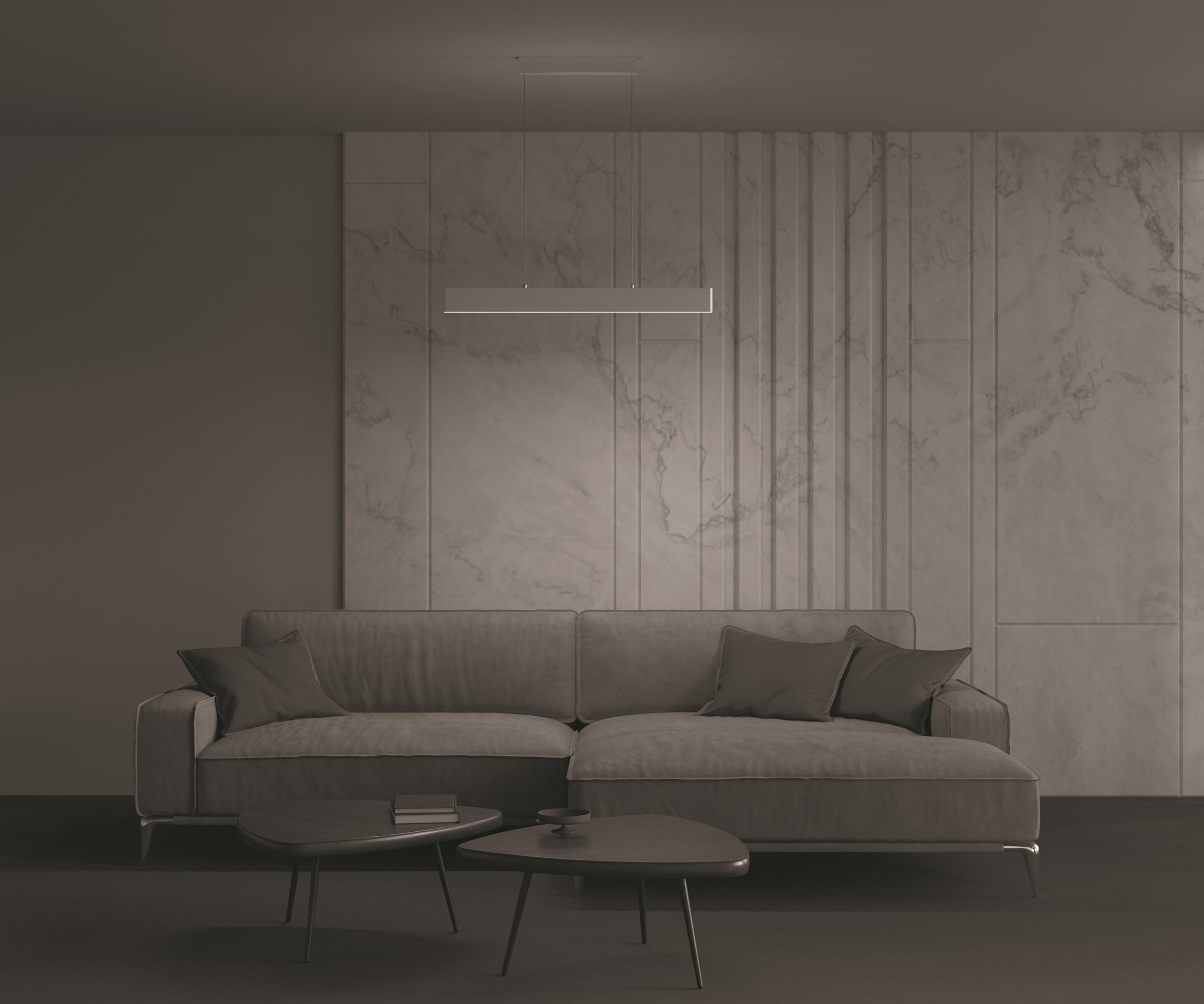 картинка Подвесной светодиодный светильник Maytoni Step P010PL-L23W от магазина pro-decor.kz