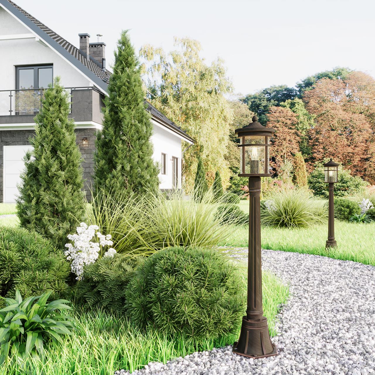 картинка Уличный светильник Odeon Light Nature Virta 4044/1F от магазина pro-decor.kz