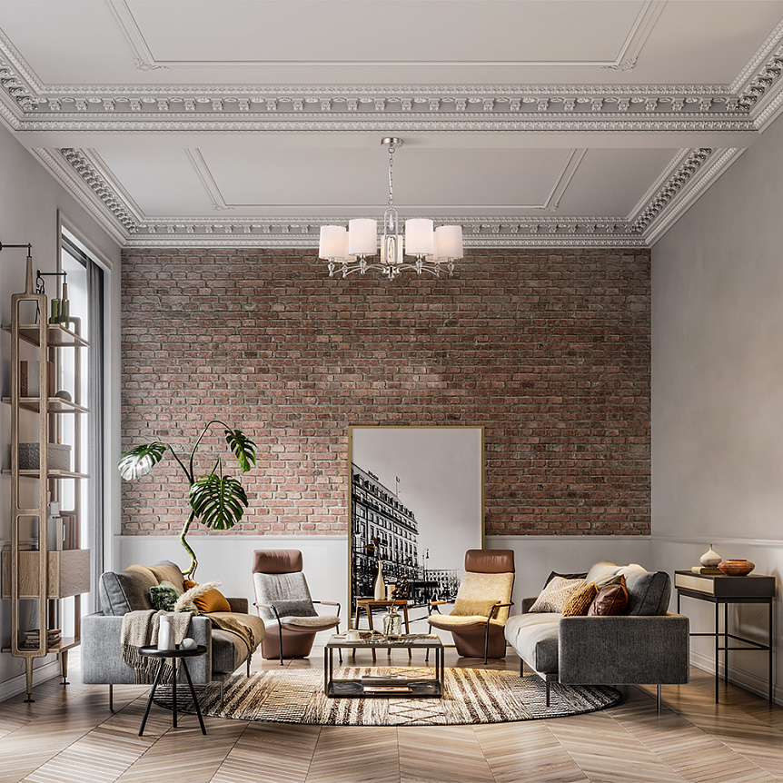 картинка Подвесная люстра Freya FR1007PL-12BS от магазина pro-decor.kz