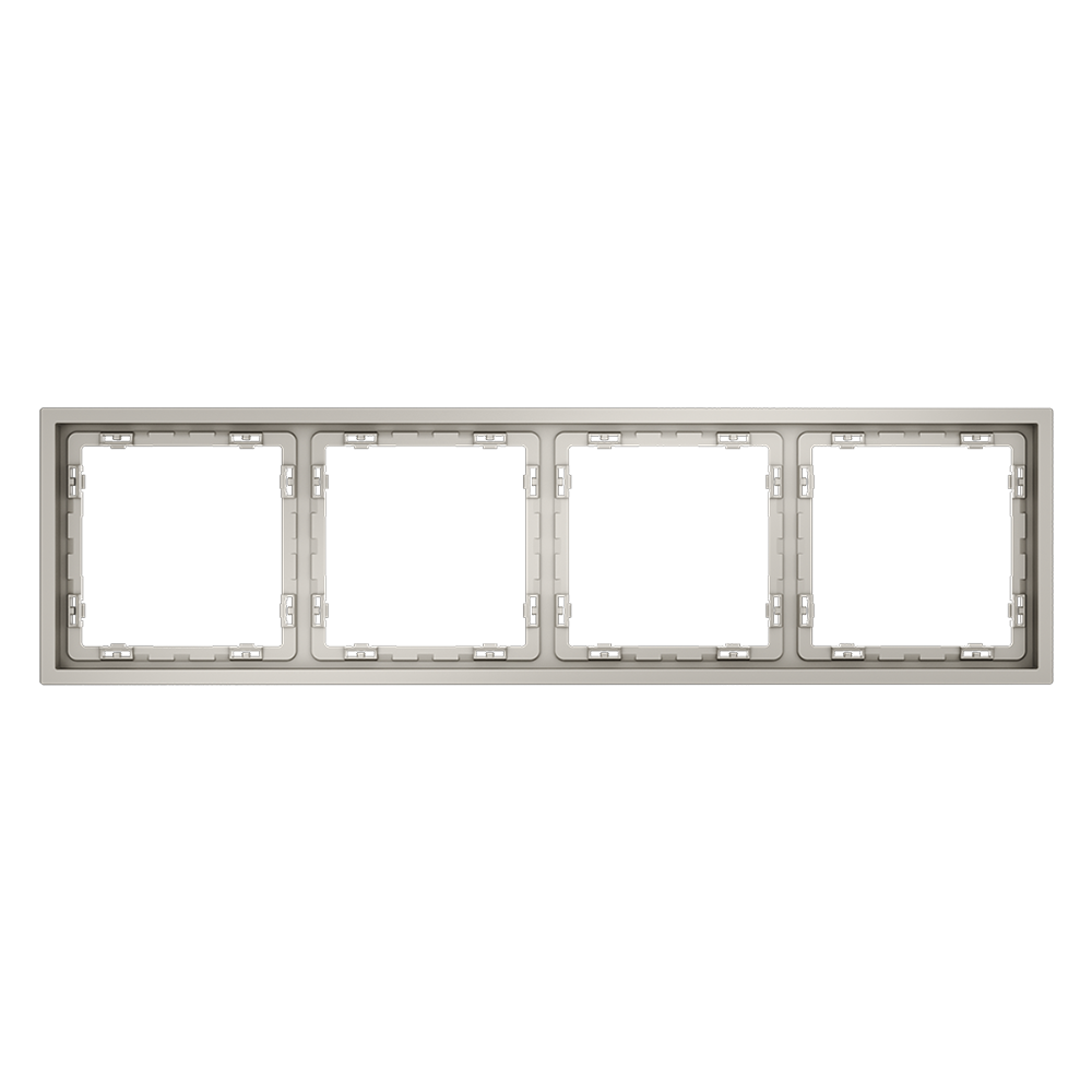 картинка Рамка пластиковая VOLTUM S70 на 4 поста, (кашемир) VLS100403 от магазина pro-decor.kz