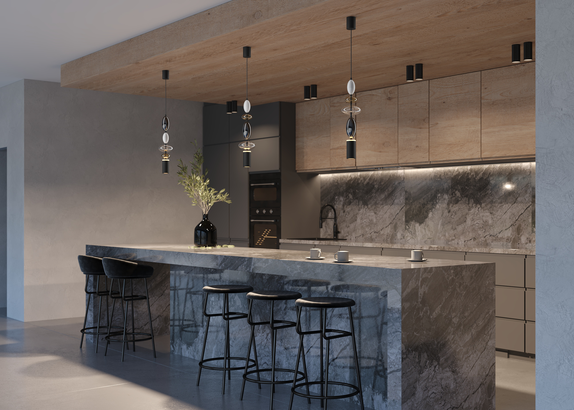 картинка Подвесной светильник Maytoni MOD071PL-L8B3K1 от магазина pro-decor.kz