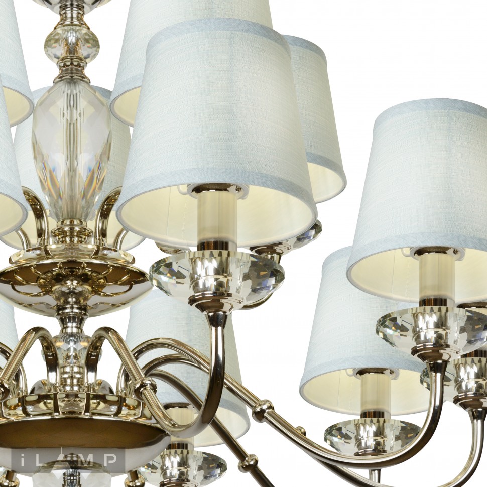 картинка Подвесная люстра iLamp Dolce Vita P2345-10+5 Nic от магазина pro-decor.kz