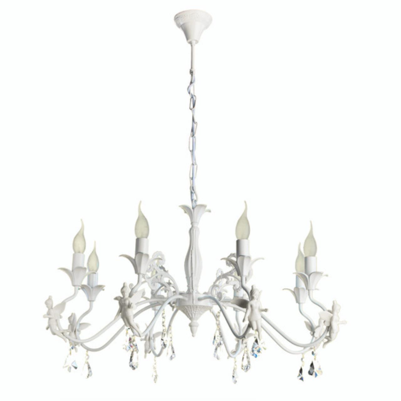картинка Подвесная люстра Arte Lamp Angelina A5349LM-8WH от магазина pro-decor.kz