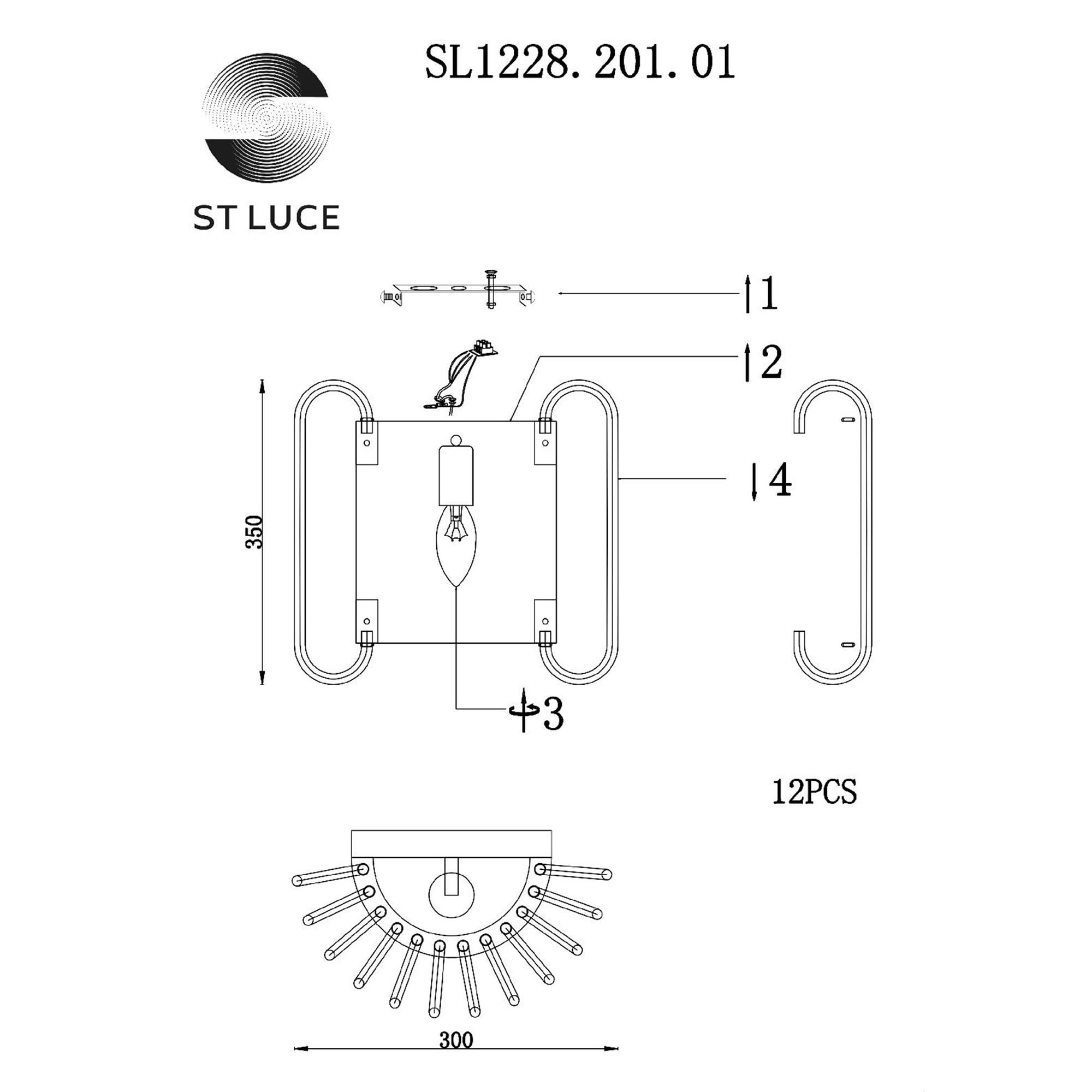 картинка Настенный светильник ST Luce Grosseto SL1228.201.01 от магазина pro-decor.kz