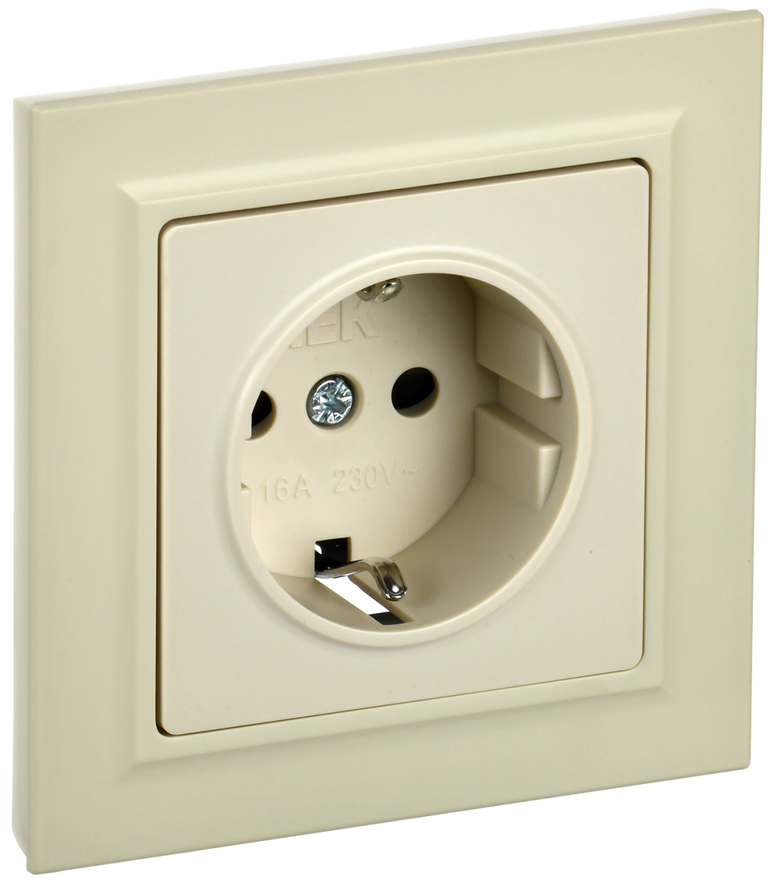 картинка BRITE Роз. с з/к/ш 16А в сб. РСР14-1-0-БрКр беж. IEK от магазина pro-decor.kz